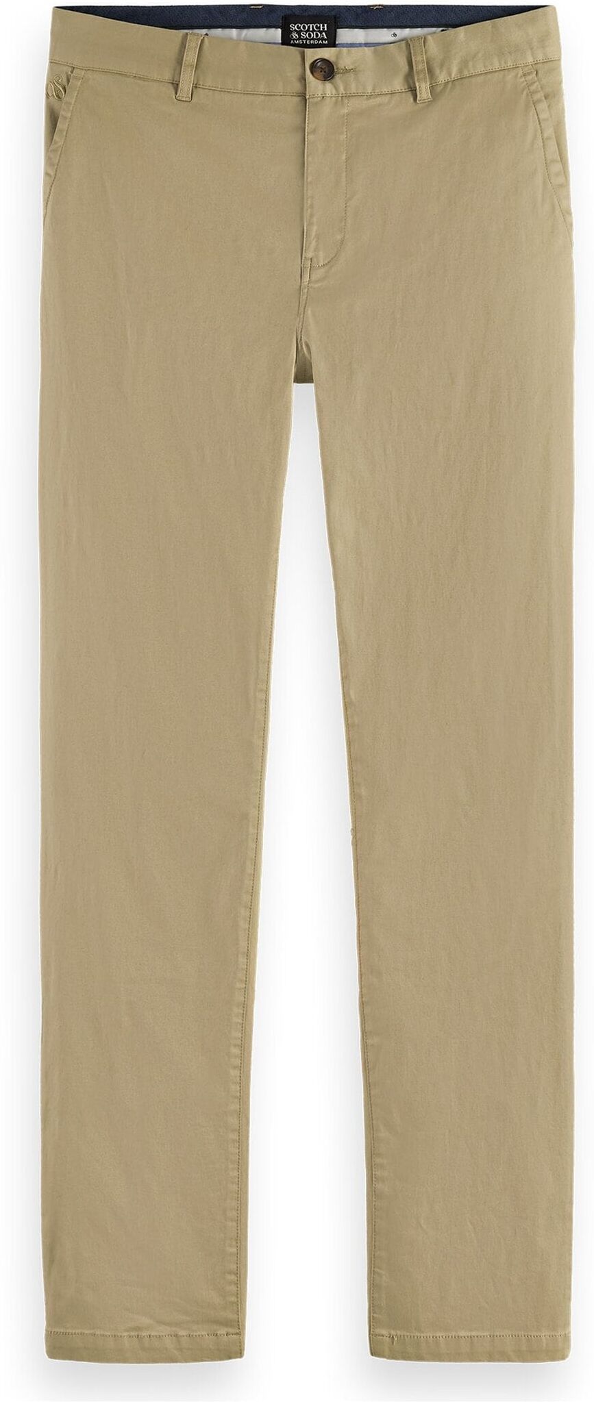 Skinny-fit-Jeans SCOTCH & SODA "Jeans Core Stuart", Herren, Gr. 33, N-Gr, beige, Obermaterial: 96% Baumwolle CO. 4% Elasthan LYCRA SPORT EL(LYCRA)., Jeans Skinny-fit-Jeans