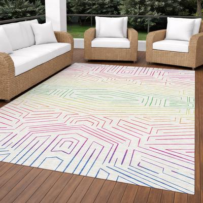 Addison Rugs Machine Washable Indoor/ Outdoor Modern Ulm Chantille Rug