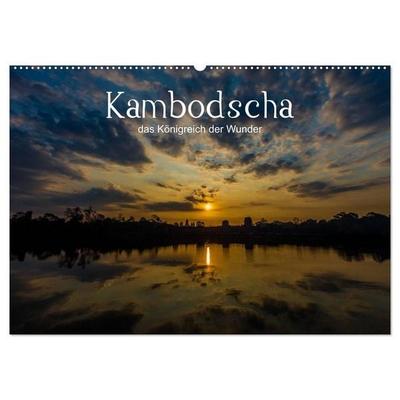 Kambodscha: das Königreich der Wunder (Wandkalender 2027 DIN A2 quer), CALVENDO Monatskalender