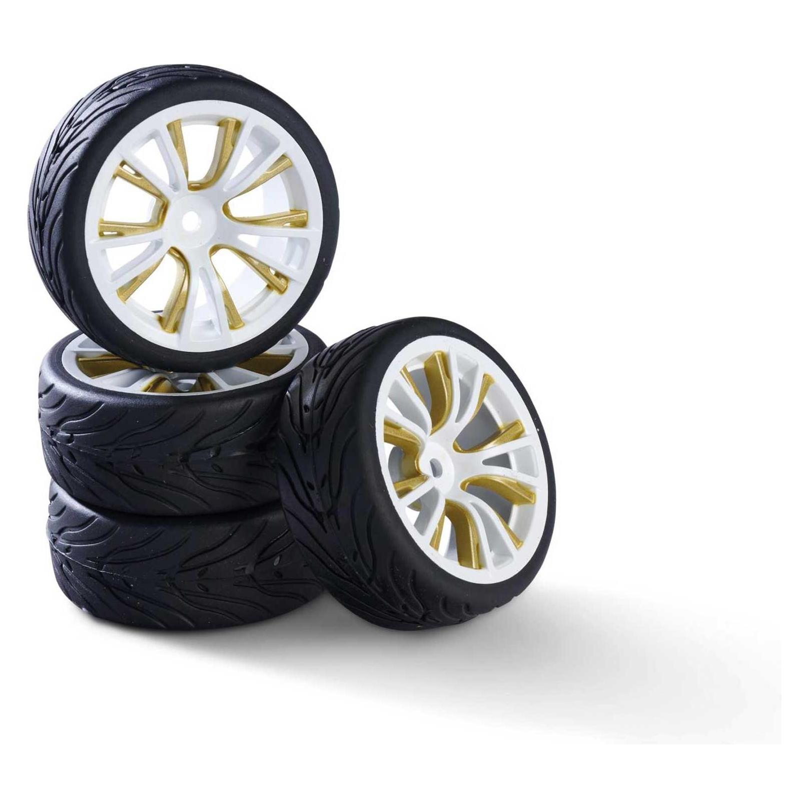 Carson 1:10 Räderset M-Design (4) weiss/gold (500900184)