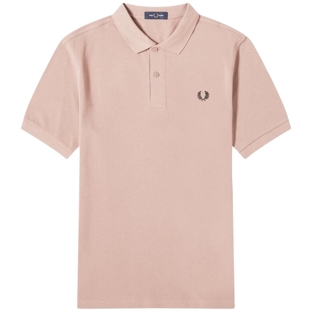 Fred Perry Klassisches Dunkelrosa Polohemd