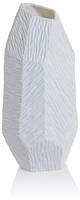 Zodax Fremont Faceted Fine Bone China Vase