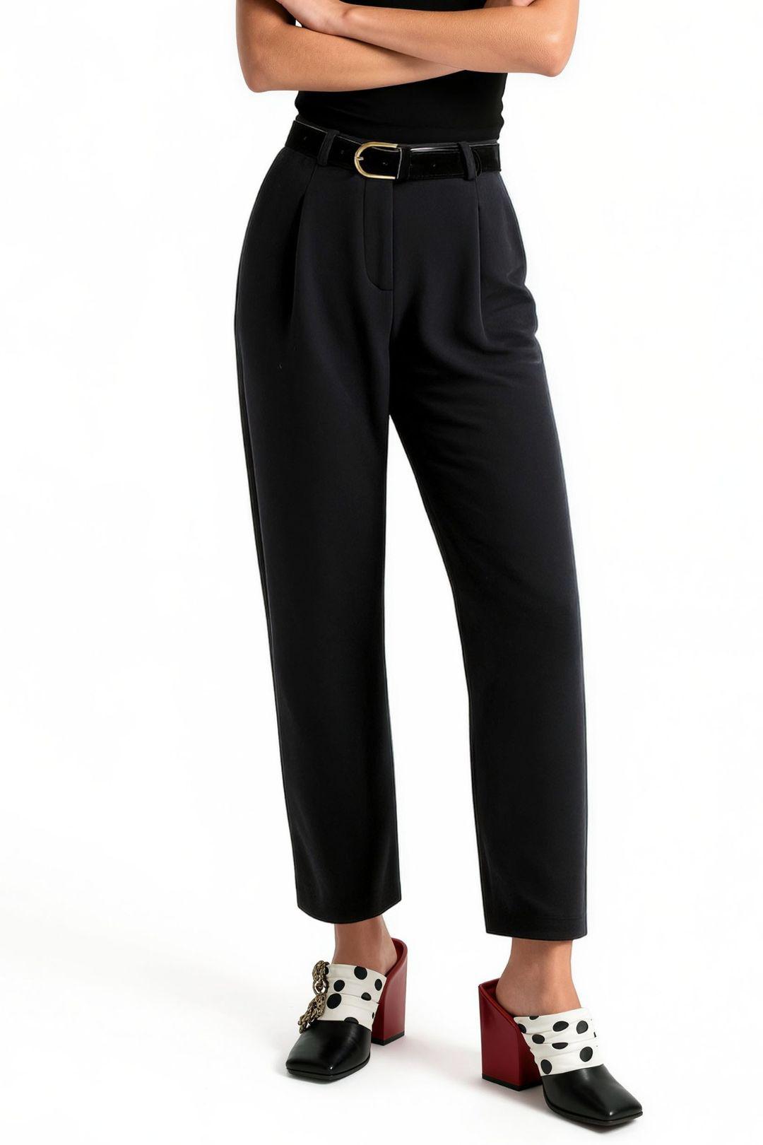 Damen Baumwoll-Mischung Stretch-Hosen