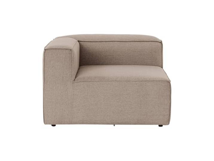 Produce Shop Eckmodul Links für das Sektionssofa aus Leinen Fora 1L - Beige