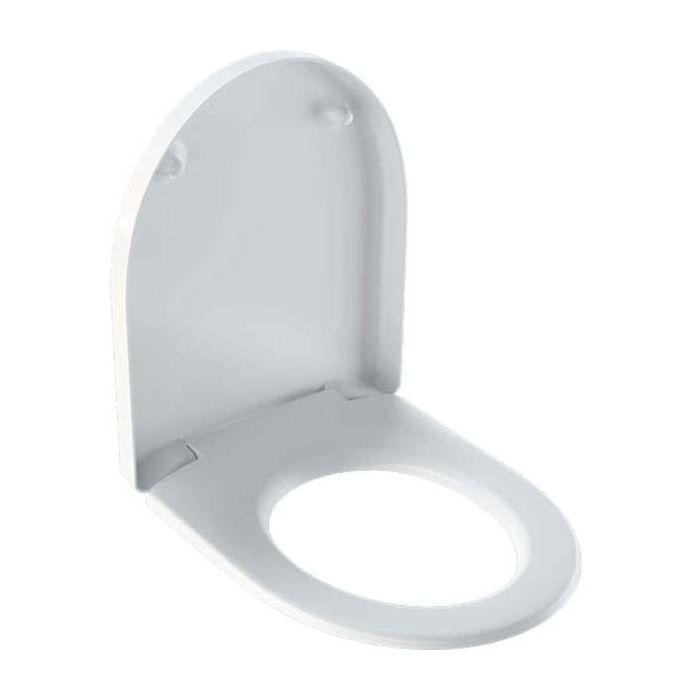 Geberit iCon WC-Sitz 574120000 Scharniere Edelstahl, weiß