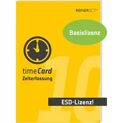 REINER SCT timeCard 10 Basisversion Zeiterfassung /zusätz.Lizenzen nötig