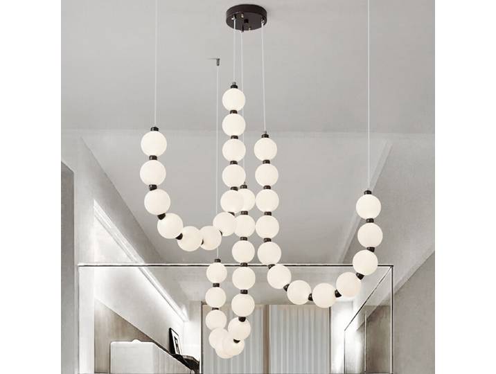 Nordique décoration de la maison lustre en cristal restaurant lustre plafonnier villa lustre lampes d'éclairage intérieur