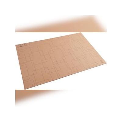 Exacompta Schreibunterlage Eterneco, braun, geometrische Motive, "Wide"-Format, für optische Maus und Lasermaus