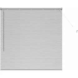 vidaXL Venezianische Jalousien Silber 130 x 135 cm Aluminium