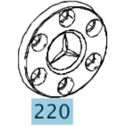 Mercedes-Benz Radkappe Sprinter 900 906 907 910 A90640002259B51