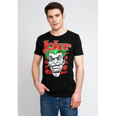 T-Shirt LOGOSHIRT "DC Comics", Herren, Gr. XXL, schwarz, 100% Baumwolle, bedruckt, normal, Rundhals, Shirts T-Shirt, mit lizenziertem Originaldesign