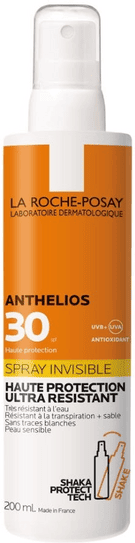 La Roche Posay La Roche-Posay Anthelios Spray Invisibile SPF30 Pelle Sensibile Corpo e Viso 200ml