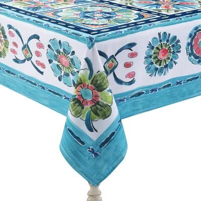 Laural Home Boho Plaza 70x144 Tablecloth