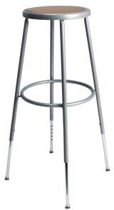 Hampden Furnishings Felix Collection Height Adjustable Steel Stool, AssemblyReady