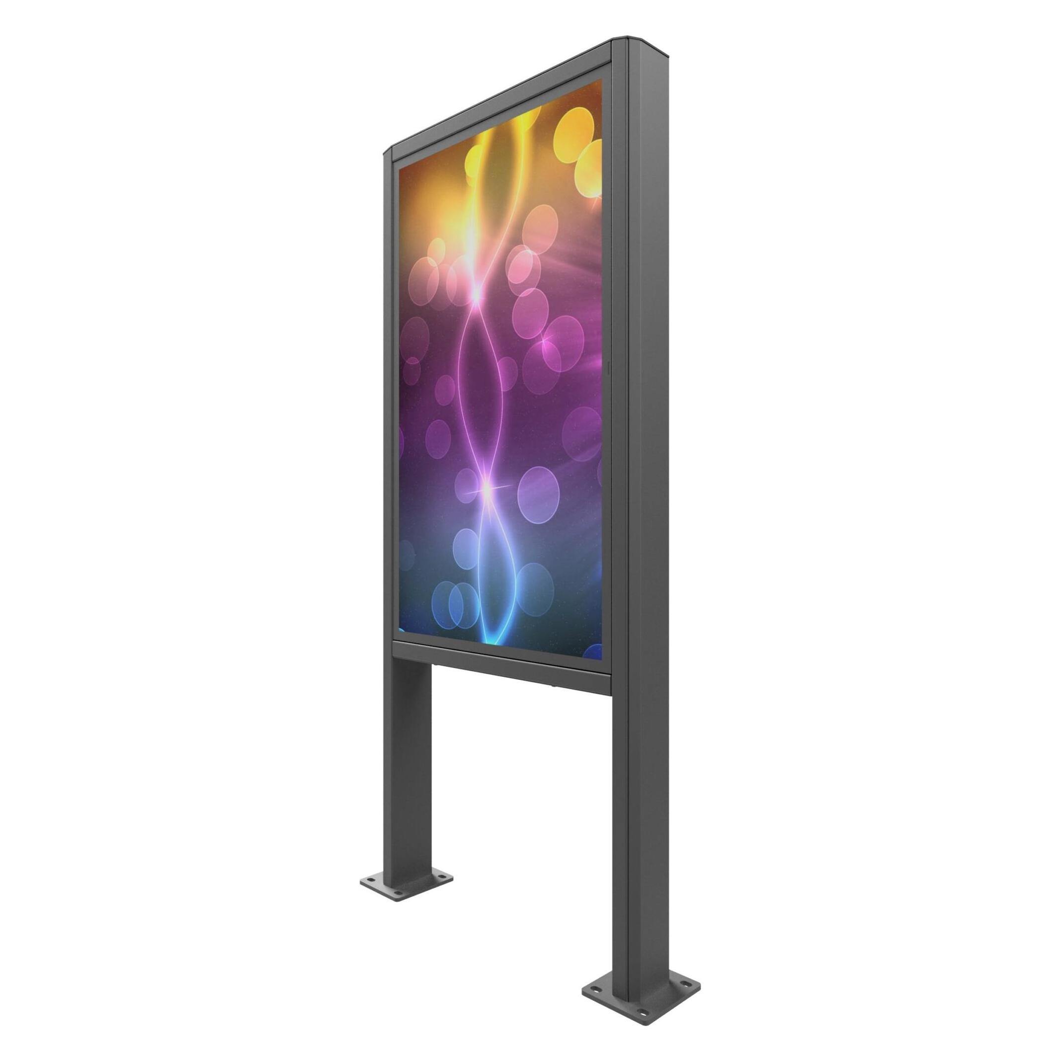edbak TV bracket | Floor stand | POK101 | 55 " | Maximum weight (capacity) 80 kg | Black (POK101)