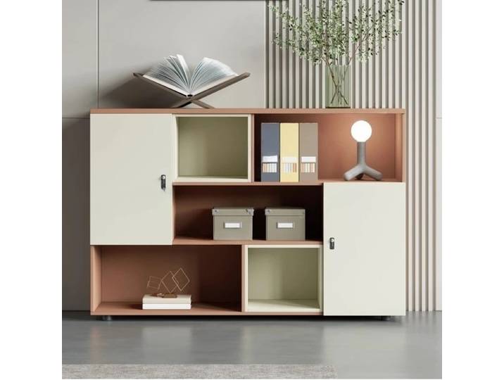 Mobilier de bureau 80 à 320 cm avec serrure, armoires de classement, casier de rangement de bureau pour armoires de classement de salon