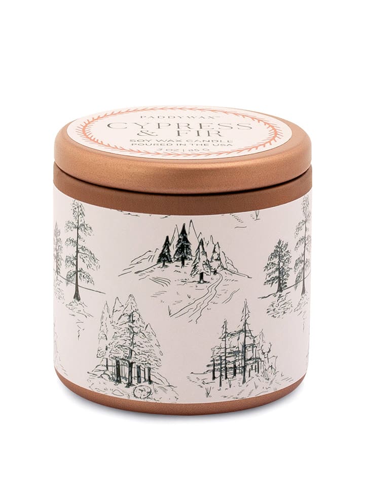 Paddywax Duftkerze "Cypress & Fir" in Weiß - 85 g - onesize