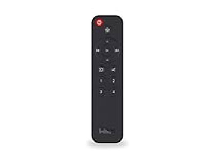 WiiM Télécommande Vocale pour WiiM Mini et Pro Audio Streamer, Appuyer pour Parler, 4 Boutons de Musique Prédéfinis