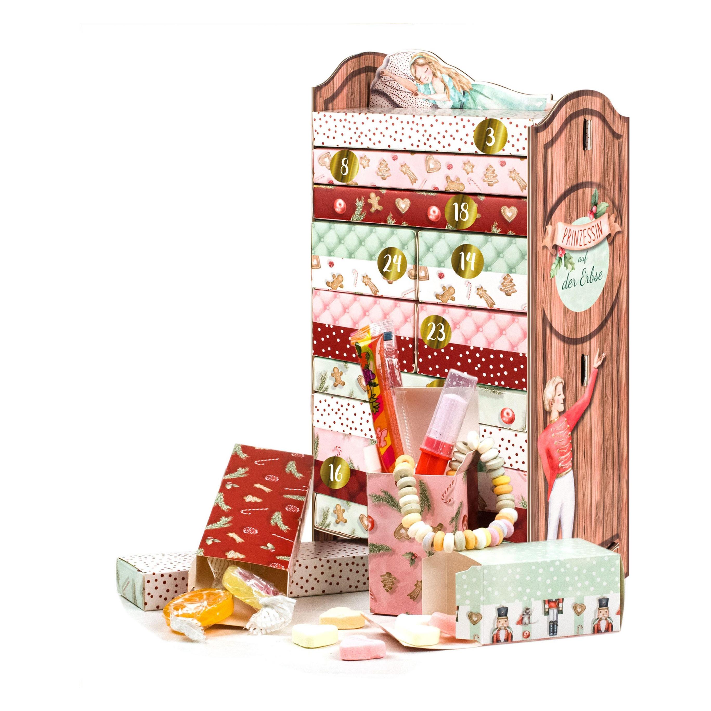 Papierdrachen Adventskalender Prinzessin auf der Erbse - Set 1 (24 Türchen) (71720157)