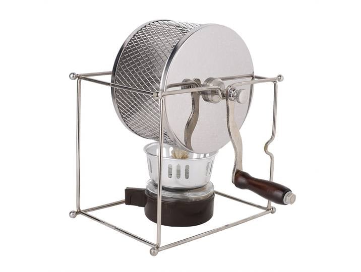 Torréfacteur à café manuel, mini machine à torréfier les grains de café à domicile avec poignée, en acier inoxydable, outils de torréfaction de café DIY