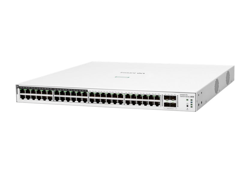 HP Enterprise HPE Instant On 1830 48p Gigabit CL4 PoE 4p SFP 370W Switch JL815A#ABB