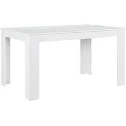 Helloshop26 - Robuster weißer Ess-/Schreibtisch 140 x 90 cm 03_0004253