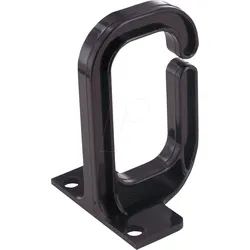 VALUE 26990323 - Kabelführungsbügel, 40 x 80 mm, Kunststoff, schwarz