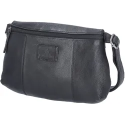 The Skandinavian Brand Leder Crossbody Bag - Black