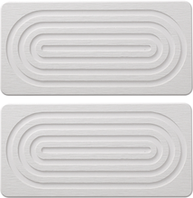 USA Free Shipping Shop Quick Dry Diatomite Stone Tray Set Water Absorbing Bathroom & Kitchen Counter Organizer white