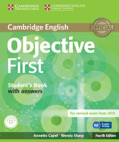 Annette Capel - Objective First Student's Book with Answers with CD-ROM - Preis vom 30.09.2026 09:01:18 h