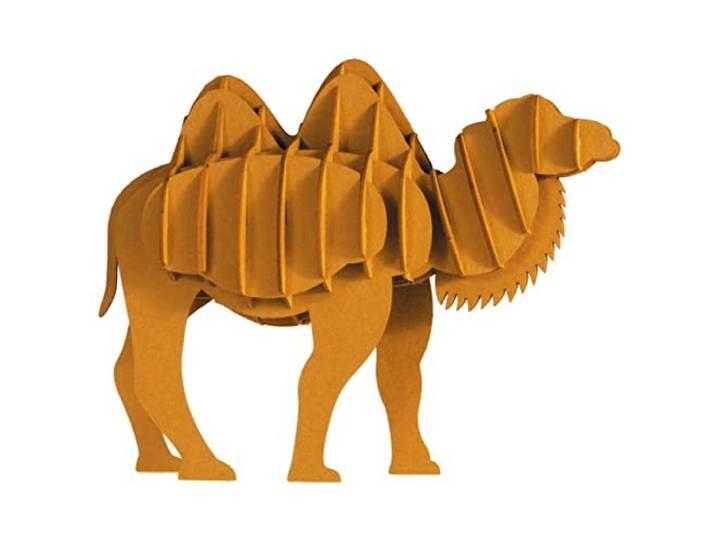 Fridolin 3D papiermodel Kameel