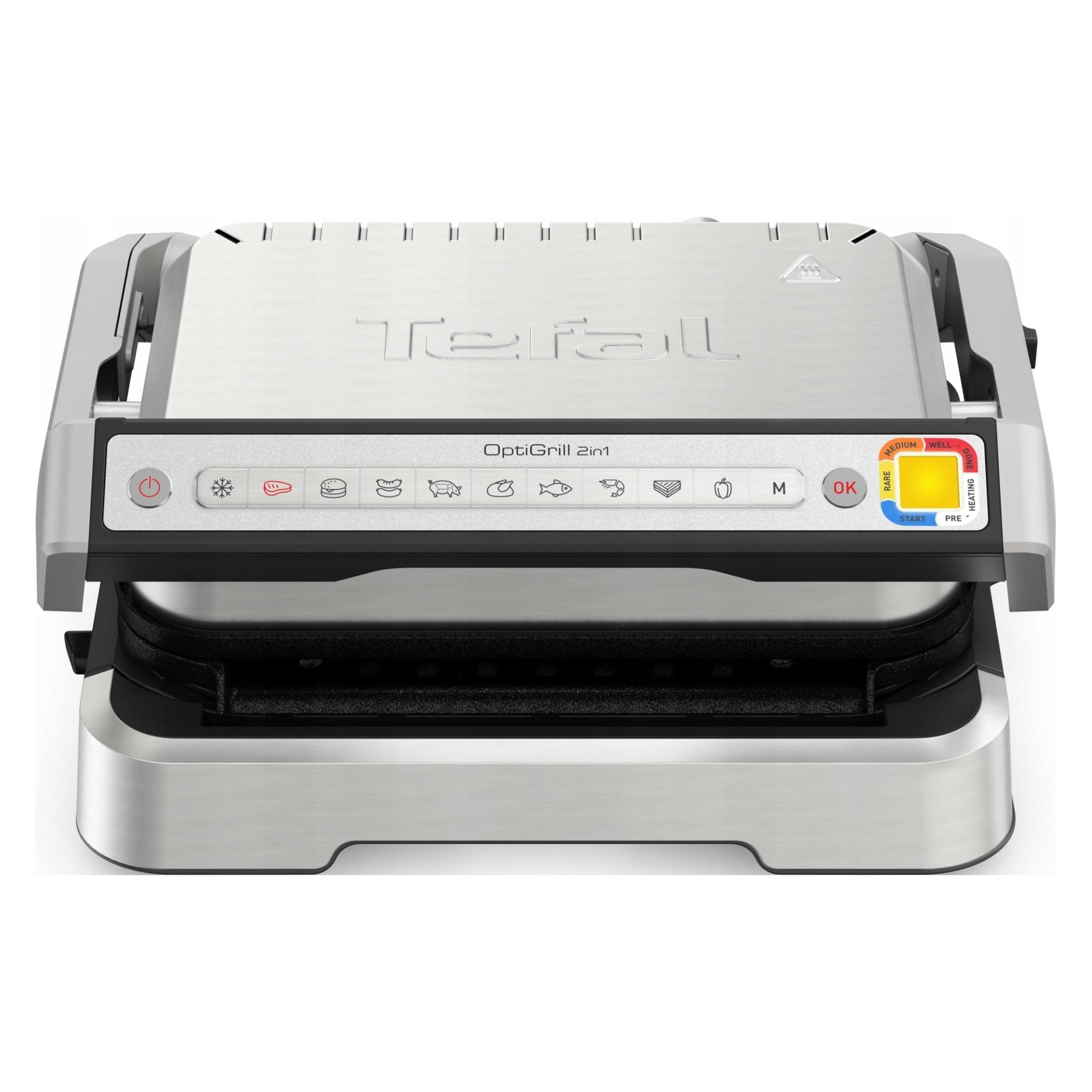 Tefal Grill OptiGrill 2in1 INOX GC772D (GC772D30)