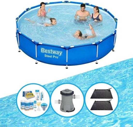 Stahlpool Steel Pro - Billigste Schwimmbecken - 366x76 cm