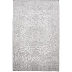 benuta Nest Waschbarer Teppich Miray Grau 120x170 cm - Vintage-Stil Teppich im Used-Look