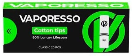 Vaporesso Cotton Tips Filtri Usa E Getta Ricambio (Eco One) - 20 Pezzi