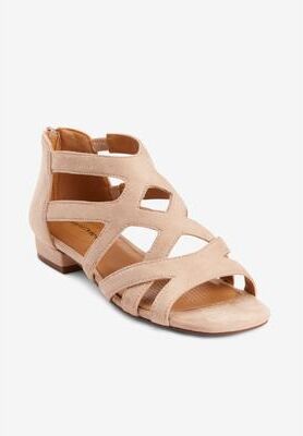 Women's The Lana Sandal by Comfortview in New Nude (Size 8 M)