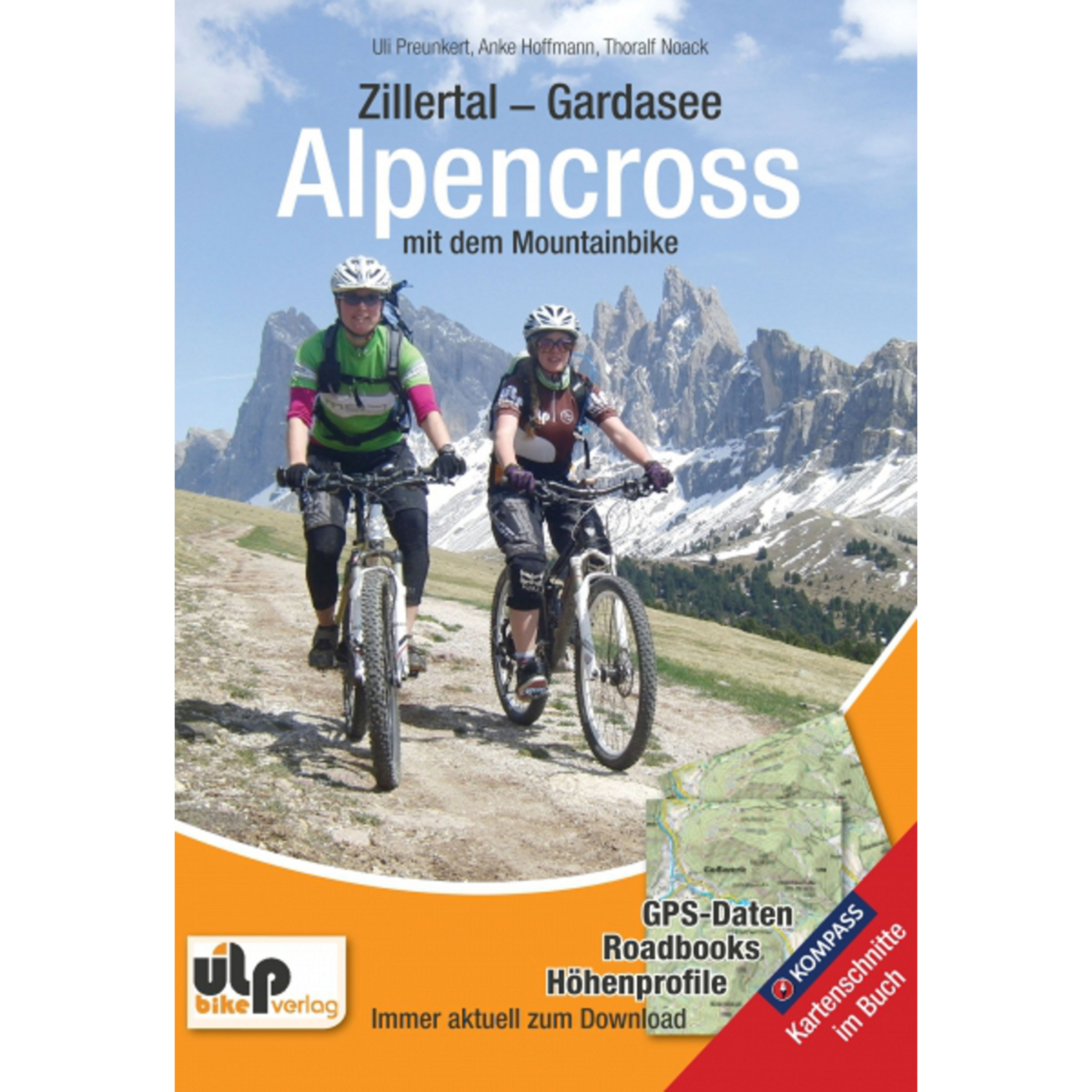 ULPbike Verlag Zillertal - Gardasee Alpencross mit Mountainbike MTB-Führer