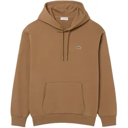 LACOSTE Herren Hoodie - Fleece Hoodie, Kapuze,  Regular Fit Hellbraun / S