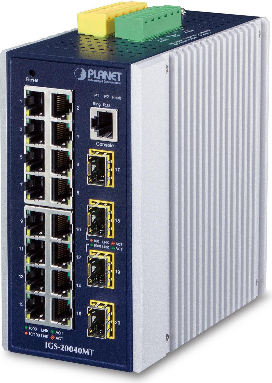 Planet IGS-20040MT Managed Switch met 16 poorten