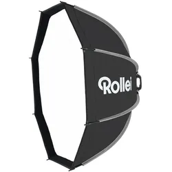 Rollei Softbox Schnellverschluss, Aufklapp-System & Gitter Achteck (Softbox, 65 cm), Softbox + Reflektor