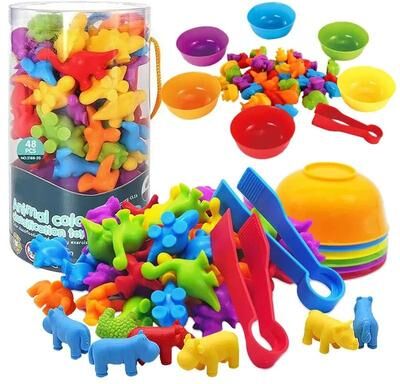 Uplifted Finds Montessori Animal Counting And Sorting Sensory Toy Set For Kids sea Animal
