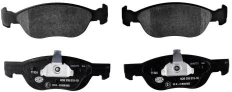 HELLA 8DB 355 010-181 Brake pad set