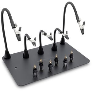 GALLUNOPTIMAL Löthilfe GOHH400, 5 Klemmen mit Schwanenhals und 6 magnetische Pins
