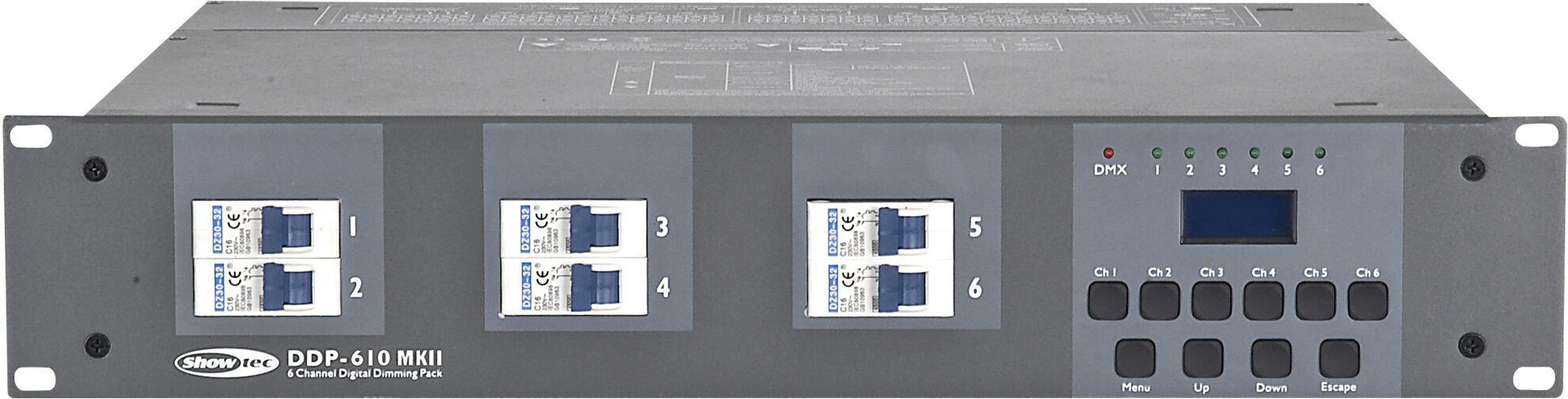 Showtec Ddp-610 Mkii 6-Kanal-Digidimming-Pack – 10 A Sicherung – Schuko