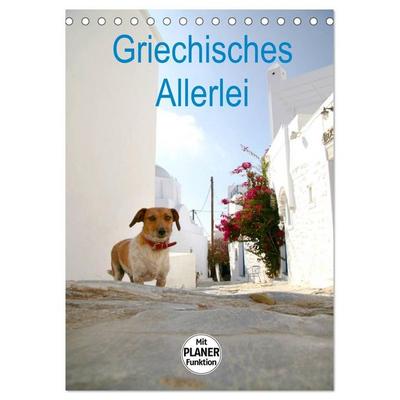Griechisches Allerlei (Tischkalender 2027 DIN A5 hoch), CALVENDO Monatskalender