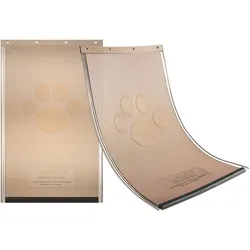 VEVOR Ersatzklappe für Haustiertür, kompatibel mit (VEVOR) Haustiertüren, 209,6 x 311,2 mm, langlebigere wetterbeständige verdickte PVC-Ersatzklappe für Hundetür mit langem Magnetstreifen (M)