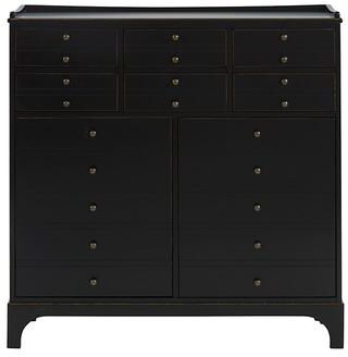 Nina Apothecary Cabinet - Rubbed Black - Ballard Designs