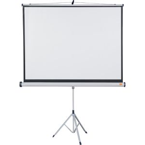 Nobo Beamer-Leinwand 1902395, 71 Zoll, 145 x 109 cm, Format 4:3, Stativleinwand