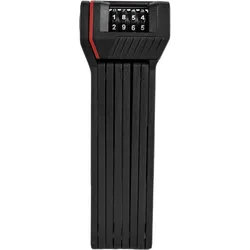 Faltschloss Trelock FS 280 Two.Go Code Länge 100cm, schwarz, mit Halter