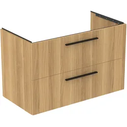 Ideal Standard Möbelwaschtischunterschrank i.life B 2 Auszüge Eiche Natur